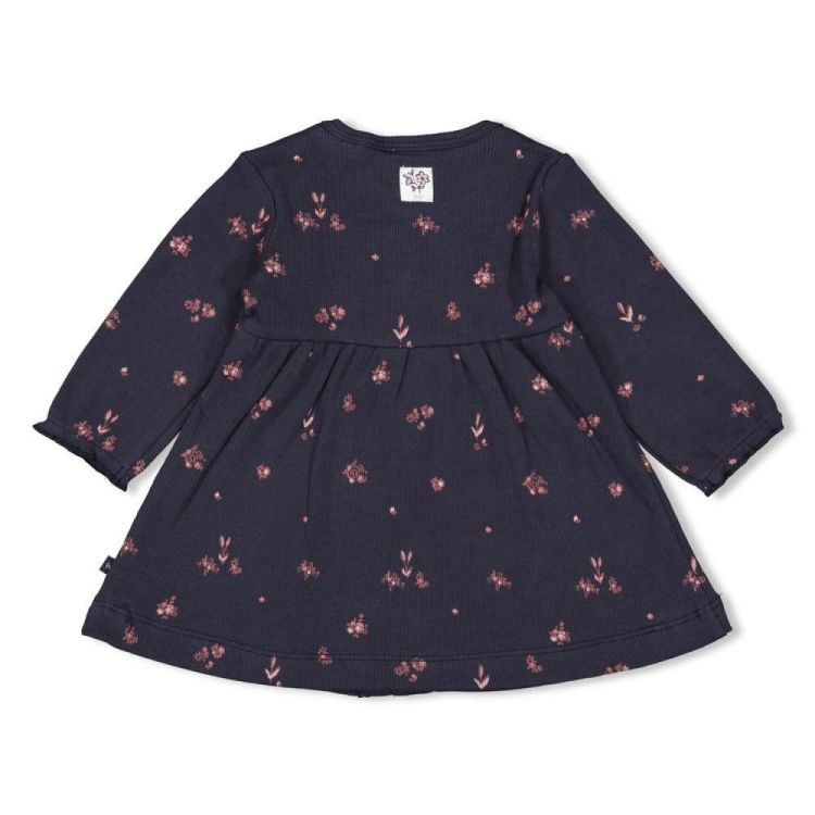 Feetje Jurk rib AOP - Swanlake (51400564/Marine) - WeekendMode