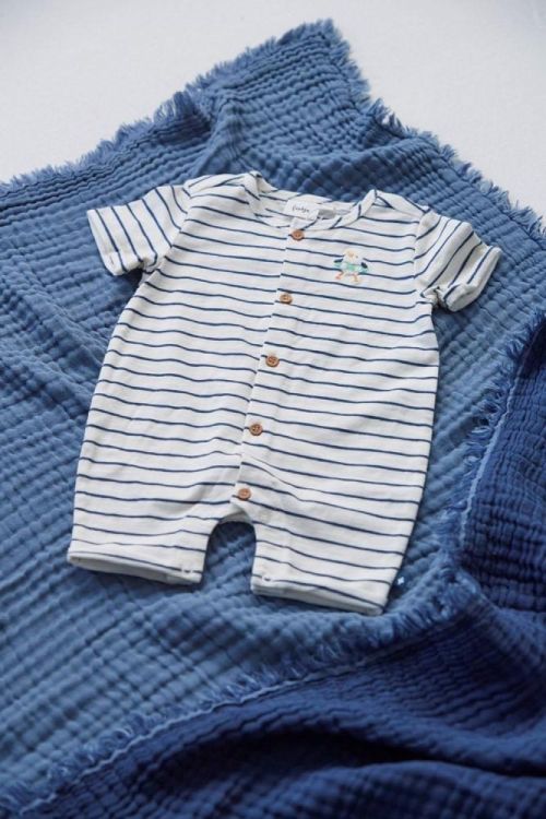 Feetje Kort pakje streep - Seaside Happiness (51100103/Offwhite) - WeekendMode