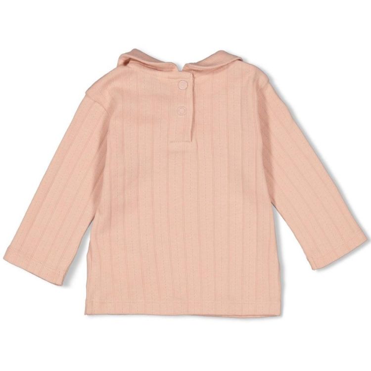 Feetje Longsleeve pointelle rib - Woodland Bloo (51602613/Roze) - WeekendMode
