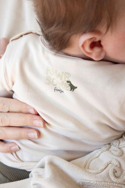 Feetje Longsleeve - Rawrsome (51602616/Offwhite) - WeekendMode