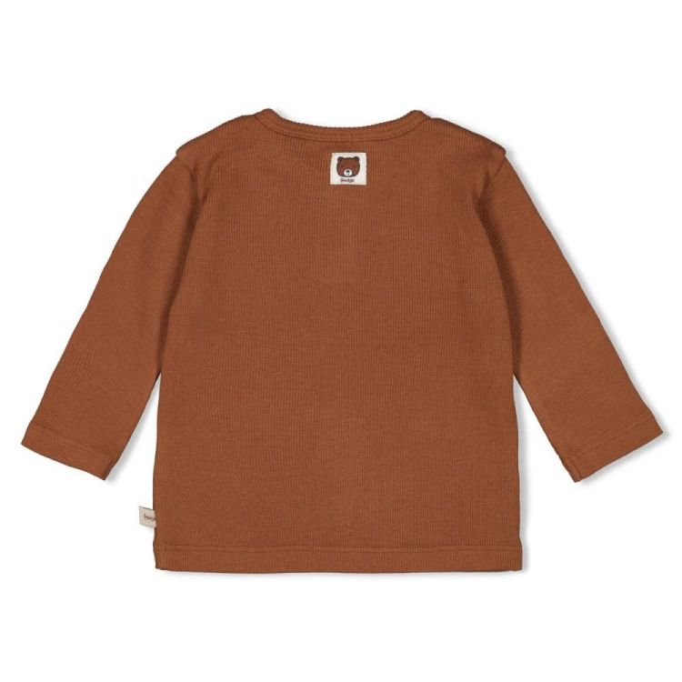 Feetje Longsleeve rib - Wild World (51602630/Bruin) - WeekendMode