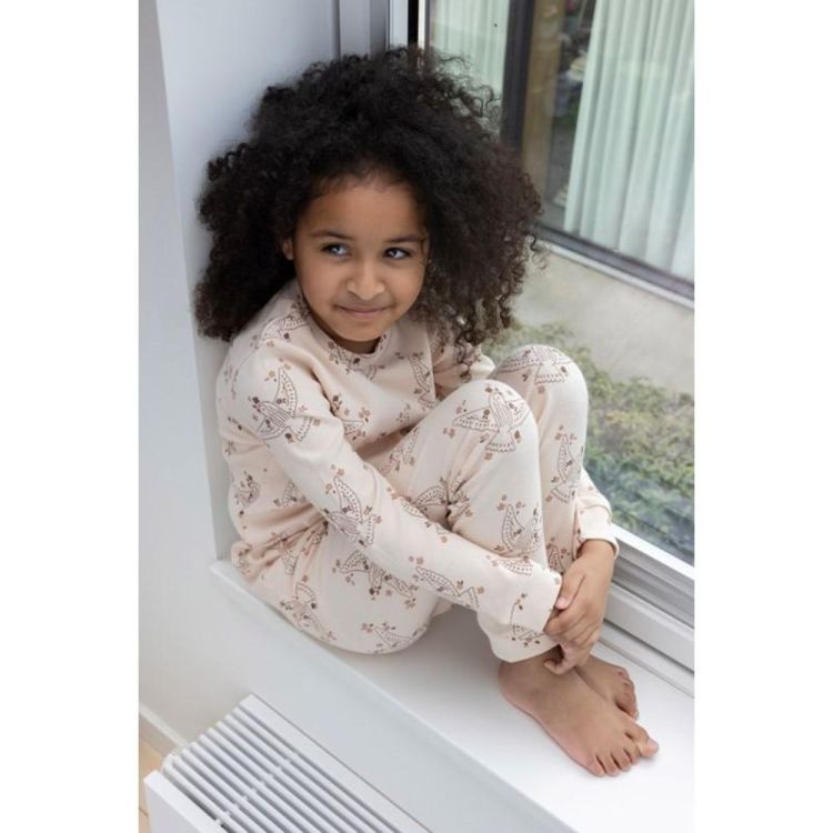 Feetje Pyjama Betsy bird (50500077/Roze) - WeekendMode