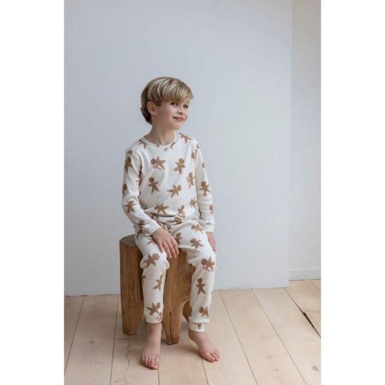 Feetje Pyjama Casey cookie (50500079/Offwhite melange) - WeekendMode