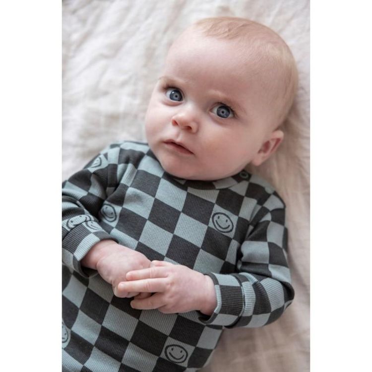 Feetje Pyjama Chester Check (50500081/Zeegroen) - WeekendMode