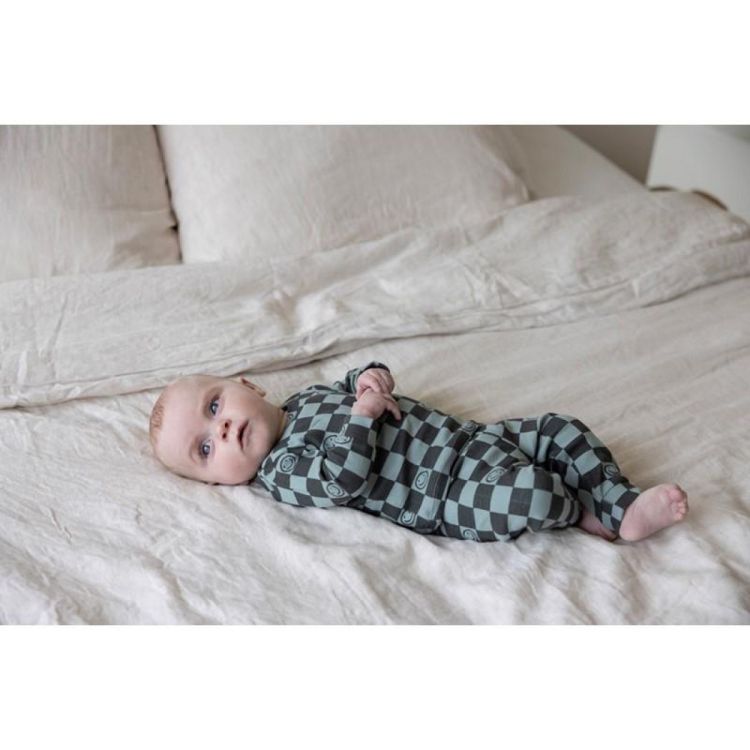 Feetje Pyjama Chester Check (50500081/Zeegroen) - WeekendMode