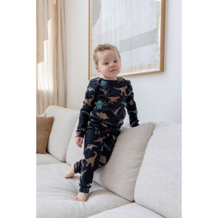 Feetje Pyjama Davy Dino (50500080/Antraciet) - WeekendMode