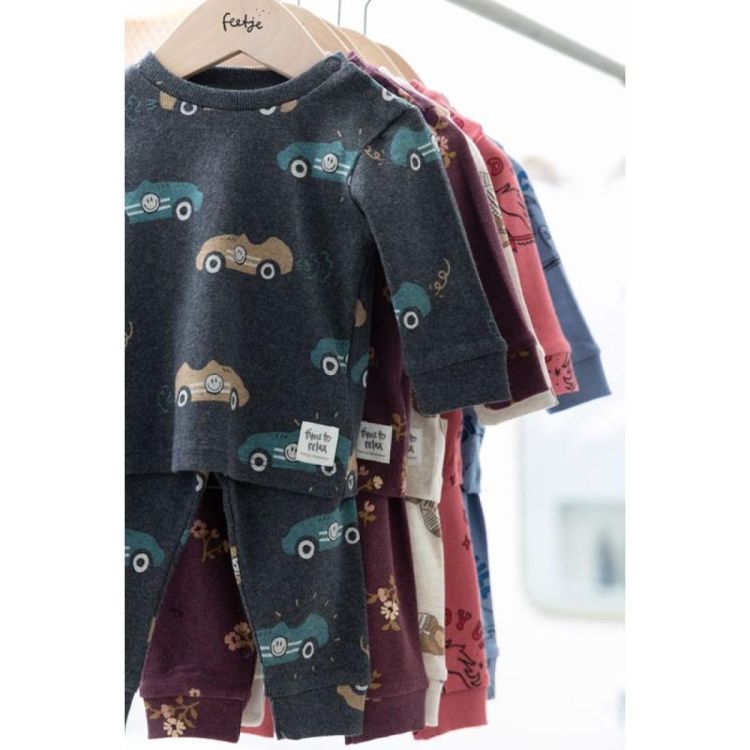 Feetje Pyjama Ricky Racer (505000901/Antraciet Melange) - WeekendMode
