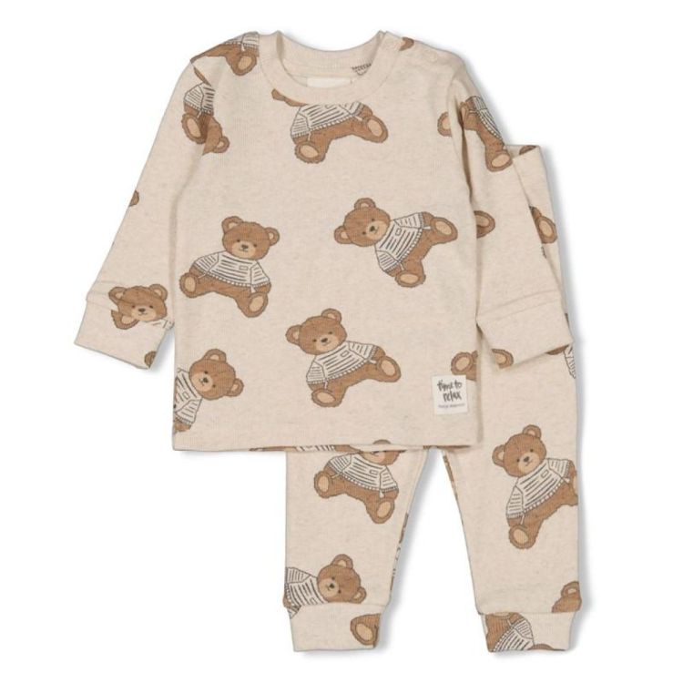 Feetje Pyjama Teddy Bear (505000881/Offwhite Melange) - WeekendMode