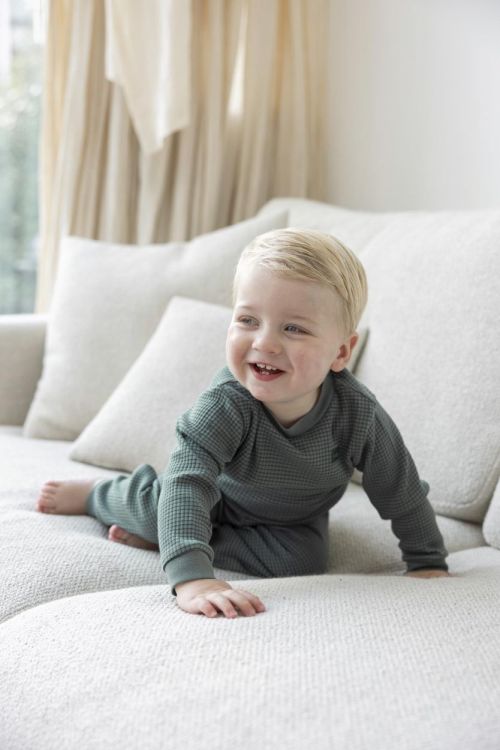 Feetje Pyjama wafel NOS (305579/Zeegroen) - WeekendMode