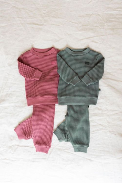 Feetje Pyjama wafel NOS (305579/Zeegroen) - WeekendMode