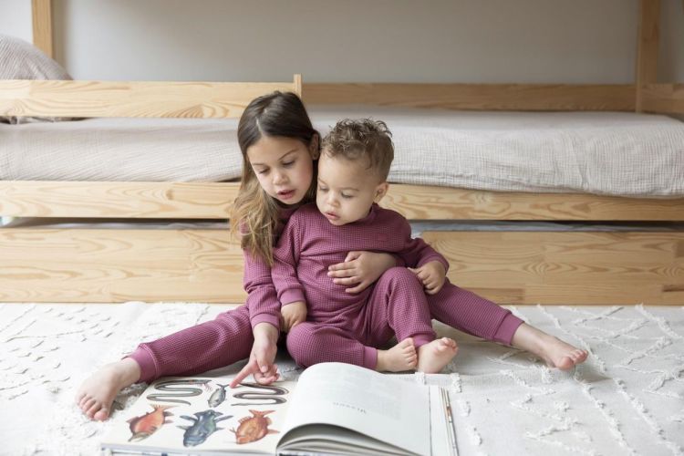 Feetje Pyjama wafel NOS (305578/Berry) - WeekendMode