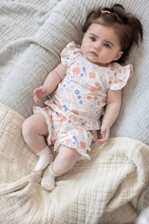 Feetje Short AOP - Sea La Vie (52100474/l.Roze) - WeekendMode