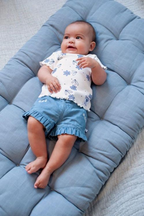 Feetje Short ruches - Summer Denims (52100495/L.blauw denim) - WeekendMode