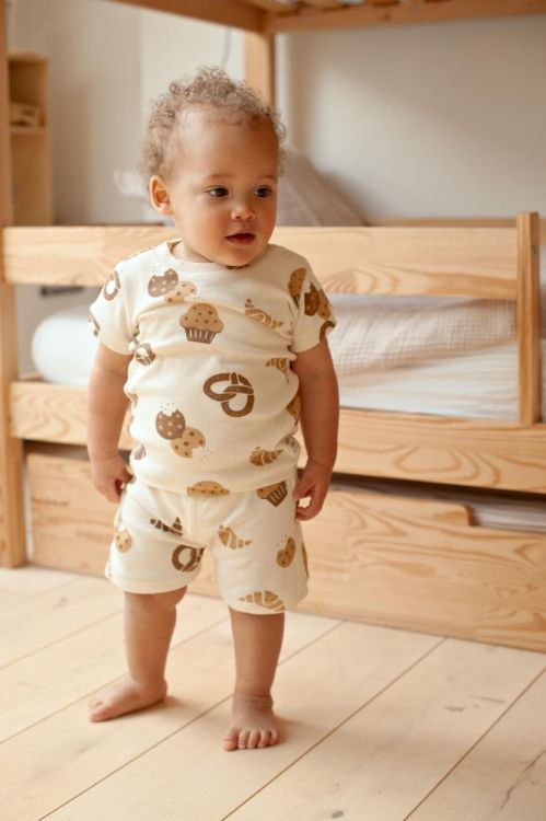 Feetje Shortama Cosy Crumbs (50500093/Beige) - WeekendMode