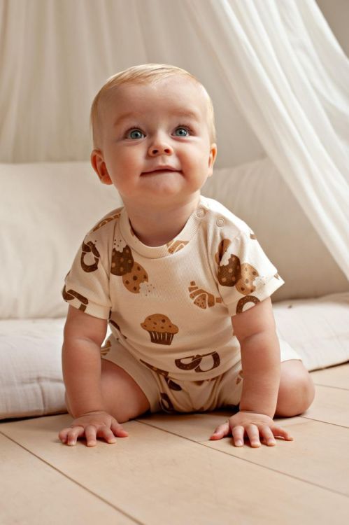 Feetje Shortama Cosy Crumbs (50500093/Beige) - WeekendMode