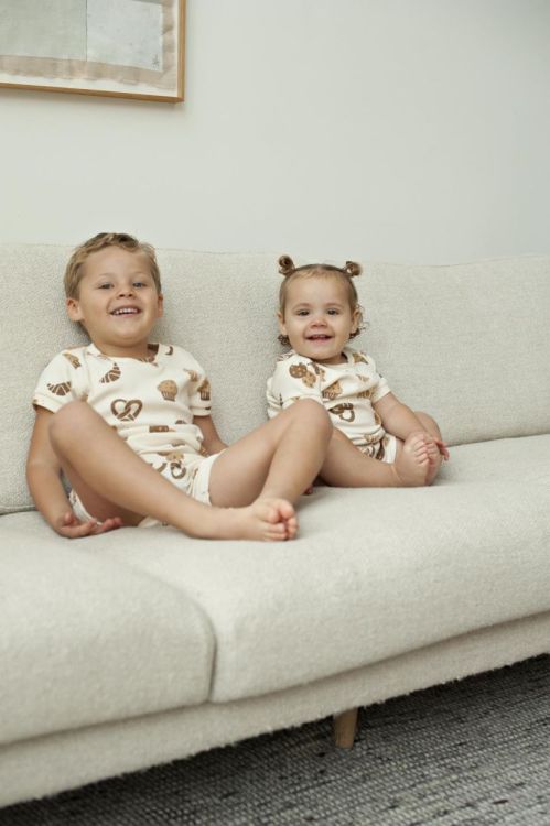 Feetje Shortama Cosy Crumbs (50500093/Beige) - WeekendMode