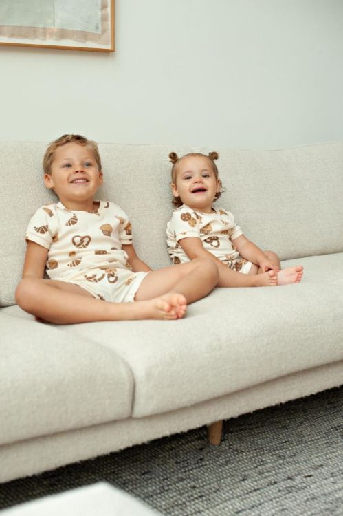 Feetje Shortama Cosy Crumbs (505000931/Beige) - WeekendMode