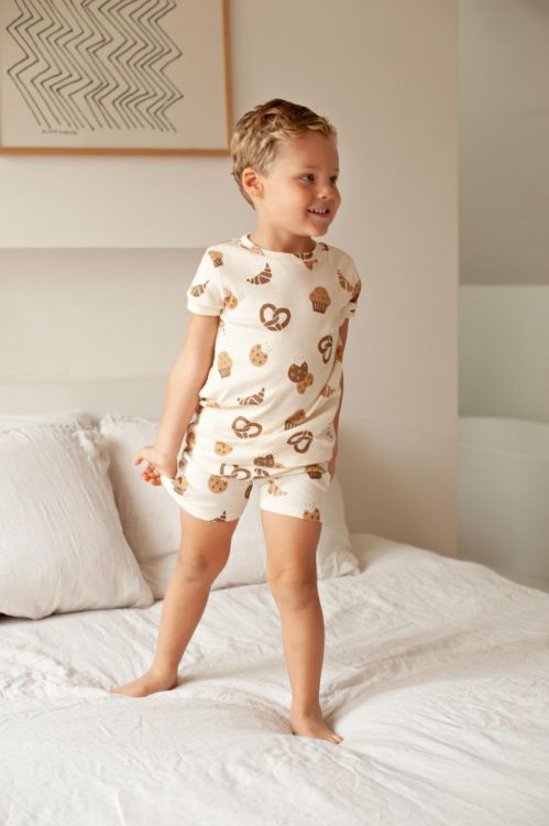 Feetje Shortama Cosy Crumbs (505000931/Beige) - WeekendMode