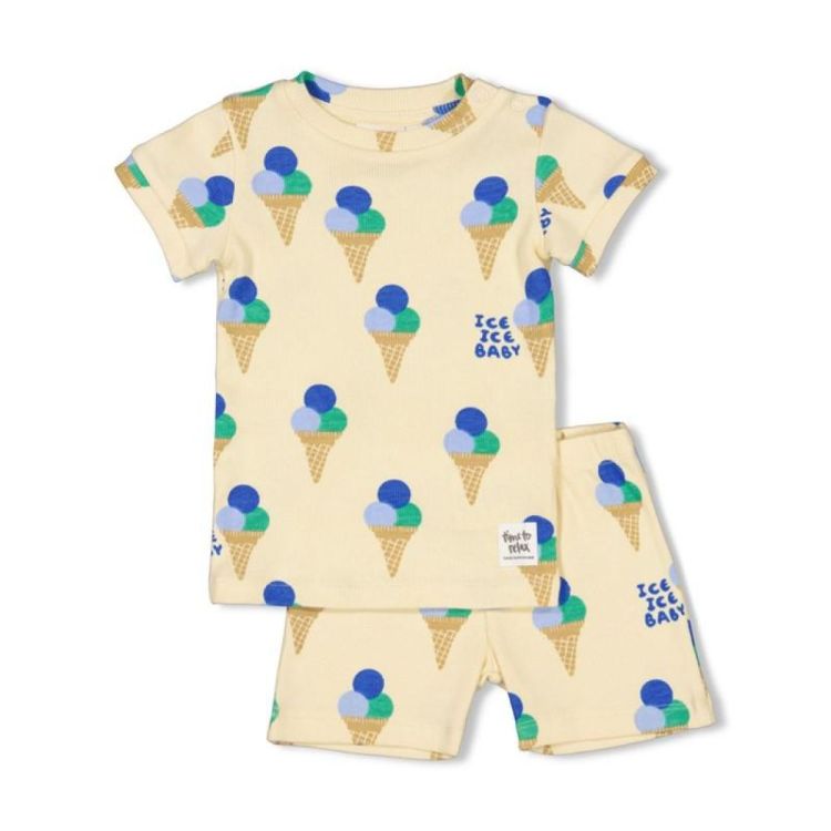 Feetje Shortama Gino Gelato Baby (50500083/Geel) - WeekendMode