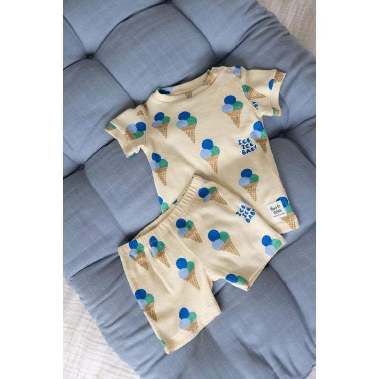 Feetje Shortama Gino Gelato Kids (505000831/Geel) - WeekendMode