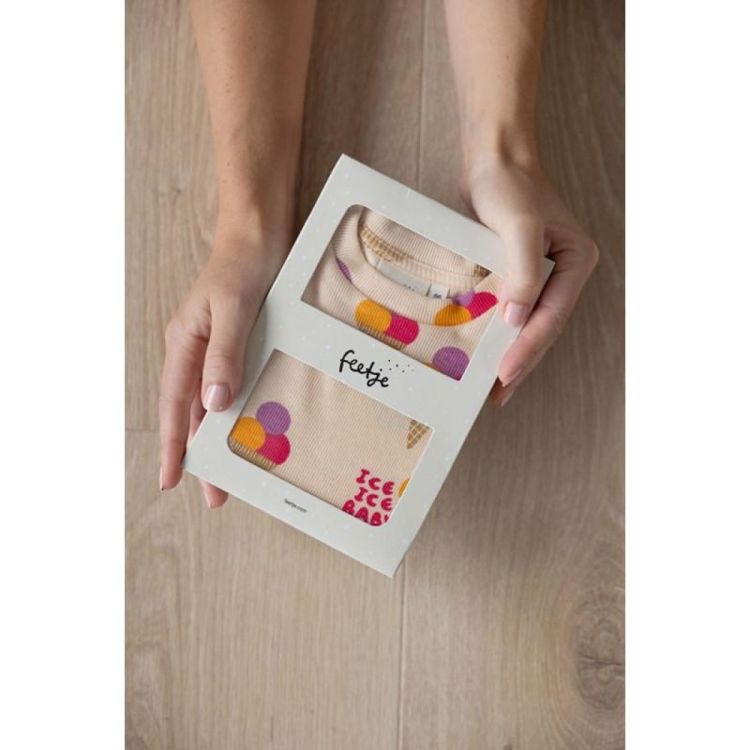 Feetje Shortama Isa Icecream Kids (505000841/Perzik) - WeekendMode
