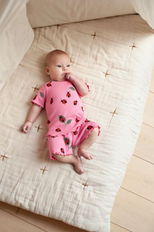 Feetje Shortama Lily Ladybug (50500095/Roze) - WeekendMode
