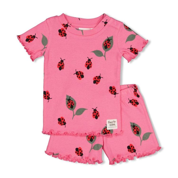 Feetje Shortama Lily Ladybug (50500095/Roze) - WeekendMode