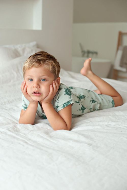 Feetje Shortama Timmy Turtle (505000911/Groen) - WeekendMode