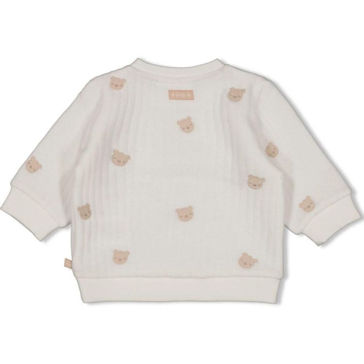 Feetje Sweater AO embroidery - Honey Bear (51602686/Offwhite) - WeekendMode