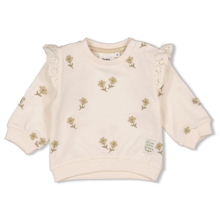 Feetje Sweater AO embroidery relaxed fit - Let (51602703/Offwhite) - WeekendMode