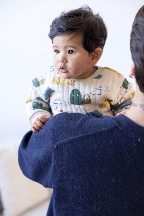 Feetje Sweater AOP - Mountain (51602673/Zand) - WeekendMode