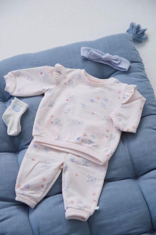 Feetje Sweater AOP relaxed fit - Sea La Vie (51602745/l.Roze) - WeekendMode