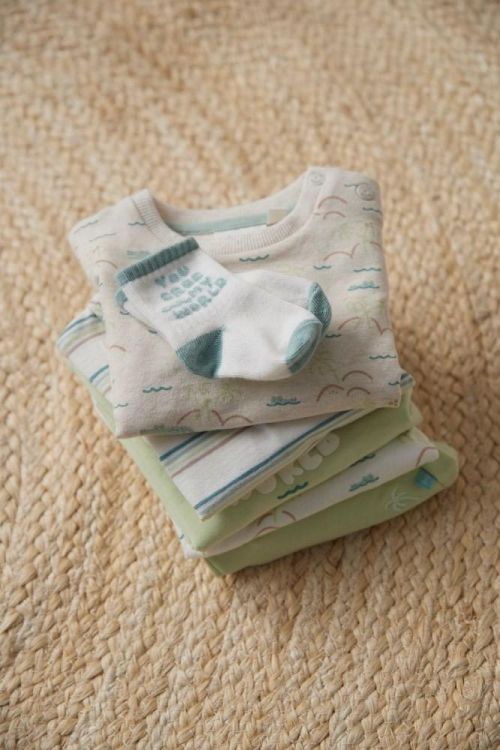 Feetje Sweater AOP relaxed fit - You Croc my Wo (51602754/Offwhite melange) - WeekendMode