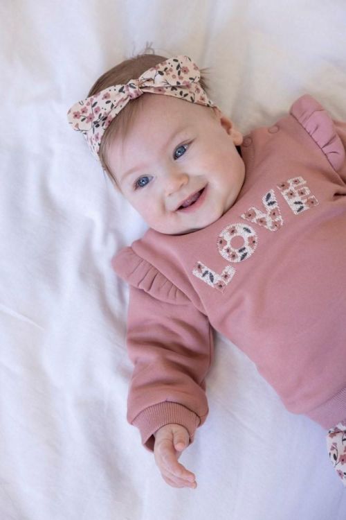 Feetje Sweater - Woodland Bloom (51602610/Mauve) - WeekendMode