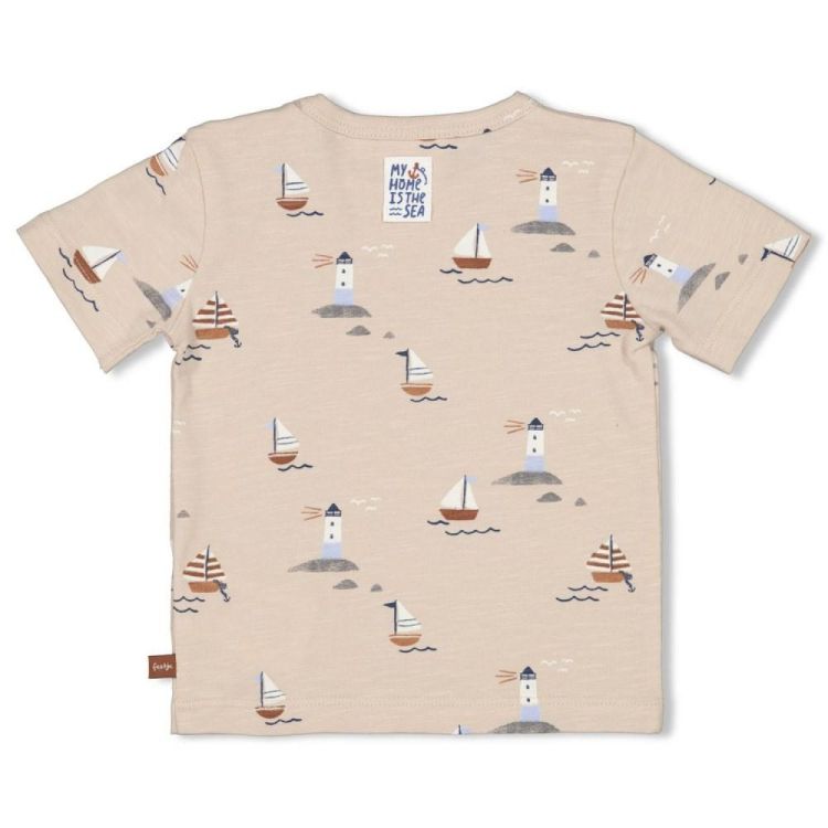 Feetje T-shirt AOP - Let's Sail (51700837/Zand) - WeekendMode