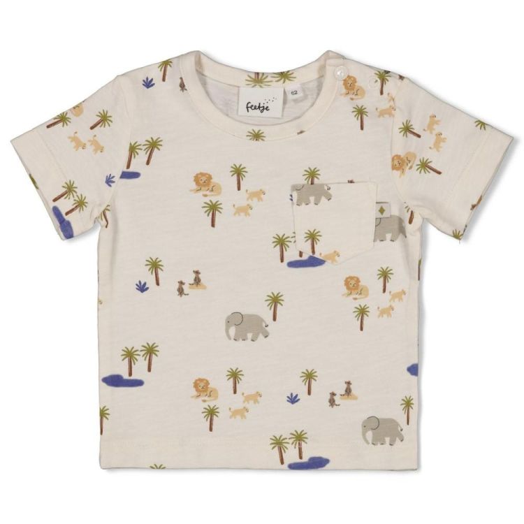 Feetje T-shirt AOP - Safari Savage (51700998/Offwhite) - WeekendMode