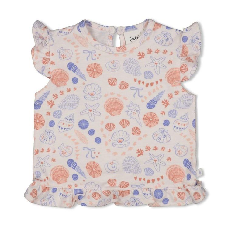 Feetje T-shirt AOP - Sea La Vie (51701005/l.Roze) - WeekendMode