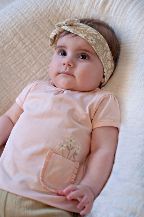 Feetje T-shirt - Let Your Dreams Blossom (51700975/Perzik) - WeekendMode