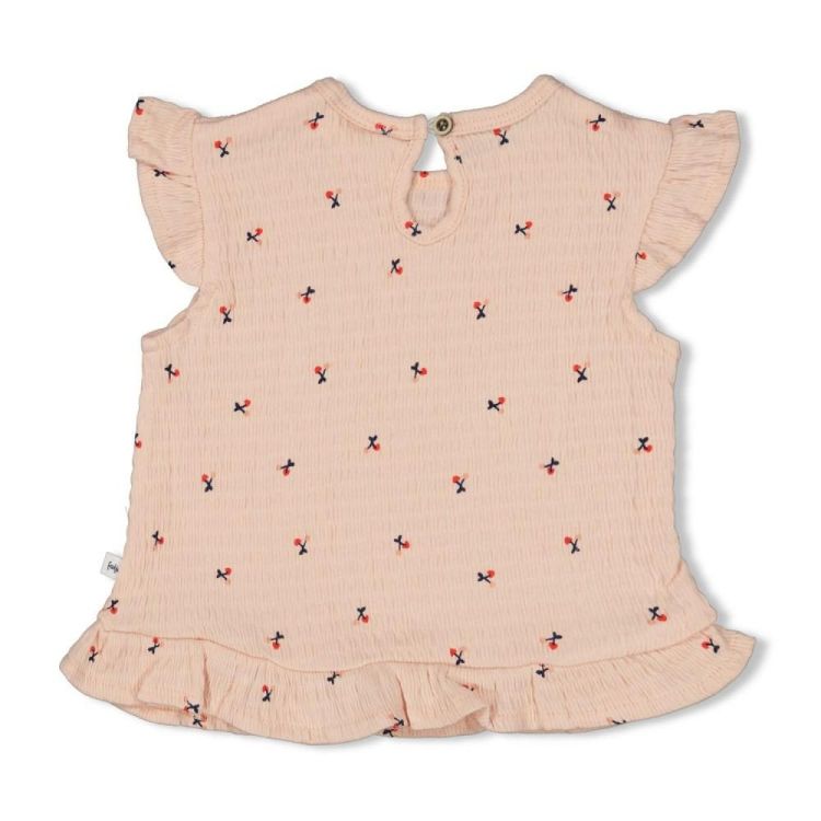 Feetje T-shirt ruches AOP - Mon Cheri (51700906/Roze) - WeekendMode