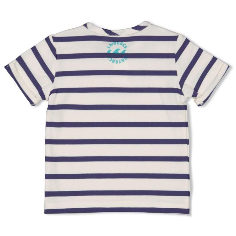 Feetje T-shirt streep - Lazy Days (51701019/Blauw) - WeekendMode