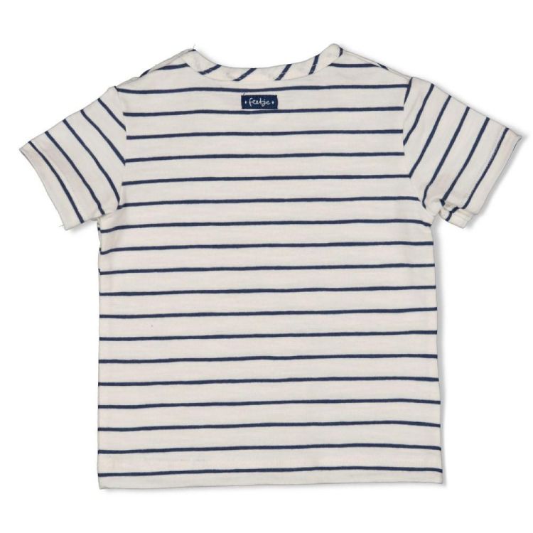 Feetje T-shirt streep - Seaside Happiness (51700993/Offwhite) - WeekendMode