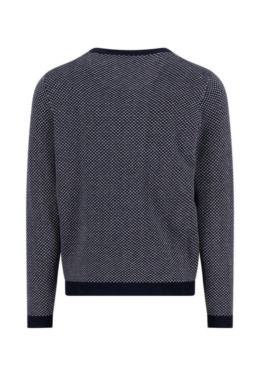 Fynch-Hatton O-Neck, jacquard, Winter Air Cotton (1509  329 /690) - WeekendMode