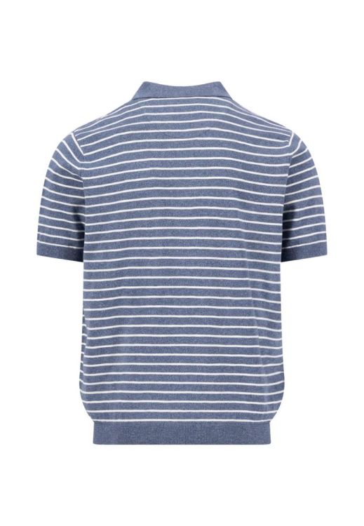 Fynch-Hatton Polo, striped, Cotton Linen (1603  705 /655) - WeekendMode
