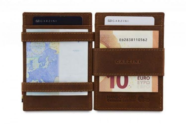 Garzini Essenziale Coin Pocket Magic Wallet (MW-CP1-JBR/java brown) - WeekendMode