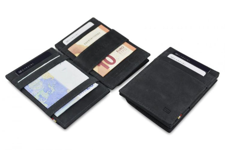 Garzini Essenziale Coin Pocket Magic Wallet (MW-CP1-CB/carbon black) - WeekendMode