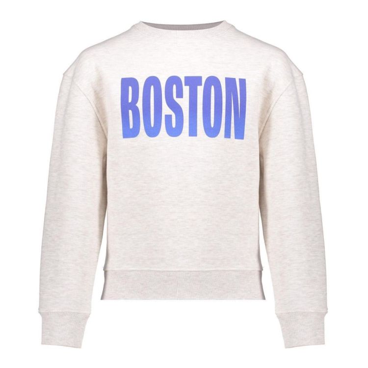 Geisha Kids Sweater Boston (52602K-41/000715 - beige melange/blue) - WeekendMode
