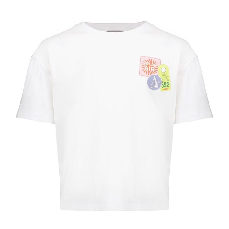 Geisha Kids T-shirt patches (62066K-24/000010 - off white) - WeekendMode