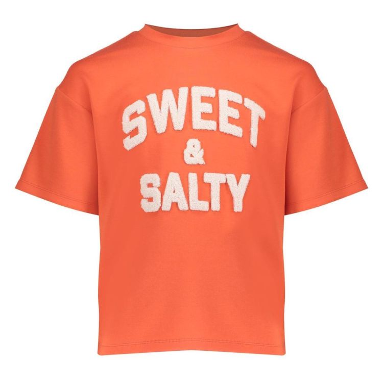 Geisha Kids T-shirt scuba toweling ss (62145K-41/000220 - coral) - WeekendMode