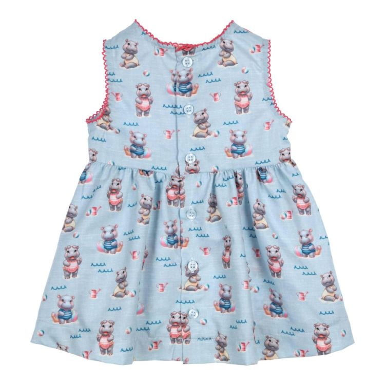 Gymp Pinafore Loeki (471-6130-10/Light Blue - Multi/) - WeekendMode