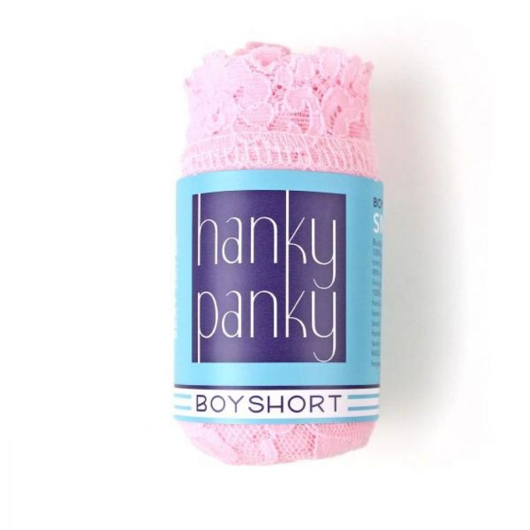 Hanky Panky D. Boyshort kant (4812P/bliss pink) - WeekendMode